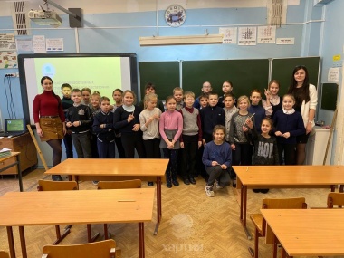 Проведены экологические уроки в школе №51 г. Ярославля.