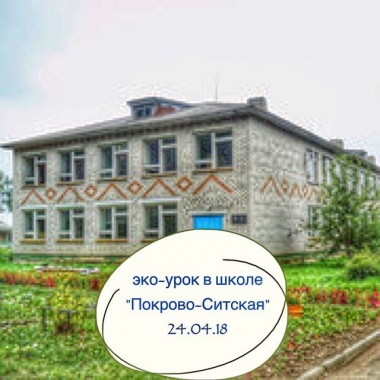 Экоурок в Покрово-Ситской средней школе
