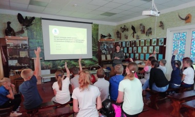 Учебное занятие и экологическая игра на станции юных натуралистов в Угличе